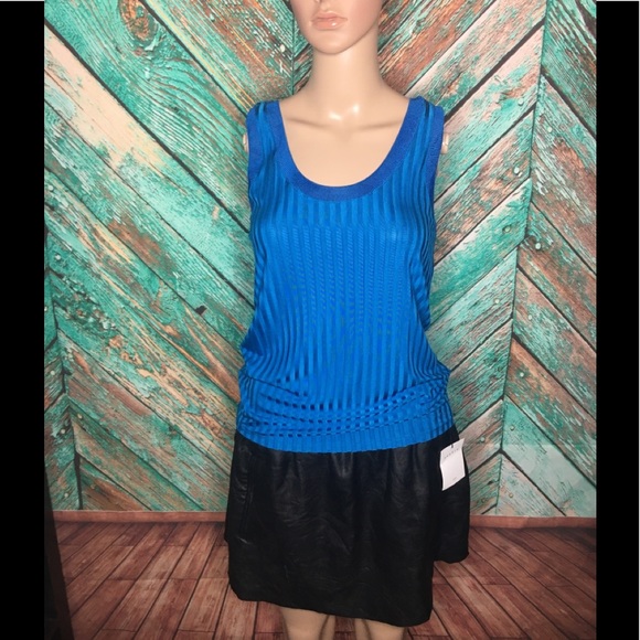 Sandro Actrice Turquoise Ribbed Knit Tank Top - Picture 5 of 6